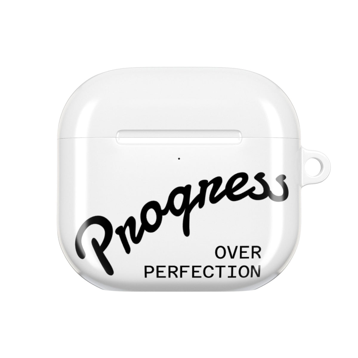 "Progress Over Perfection" - Protective AirPods Case