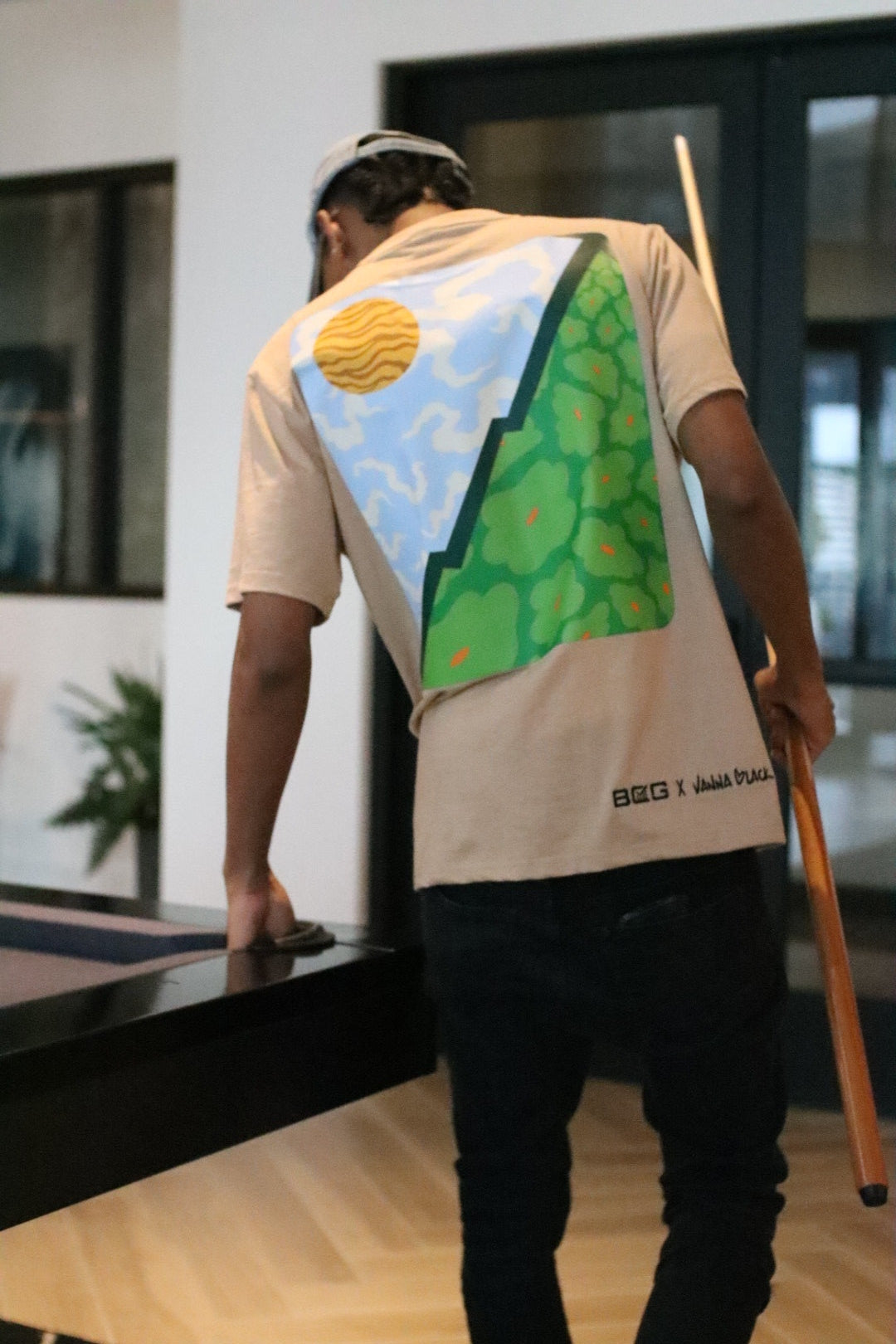 📈BCG x Vanna Black - Navigating Up Tee