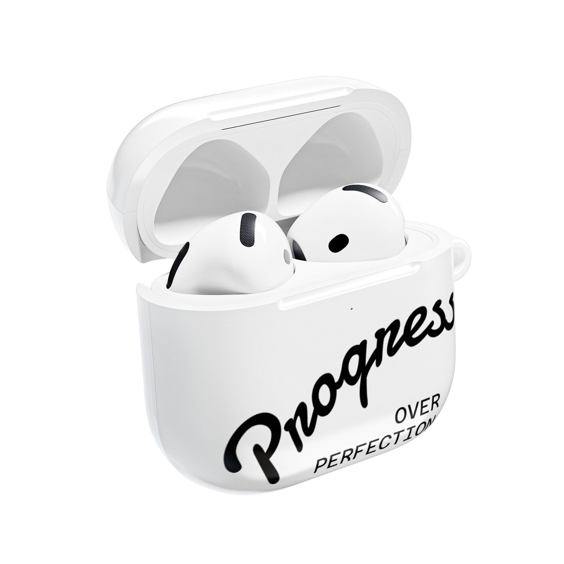 "Progress Over Perfection" - Protective AirPods Case