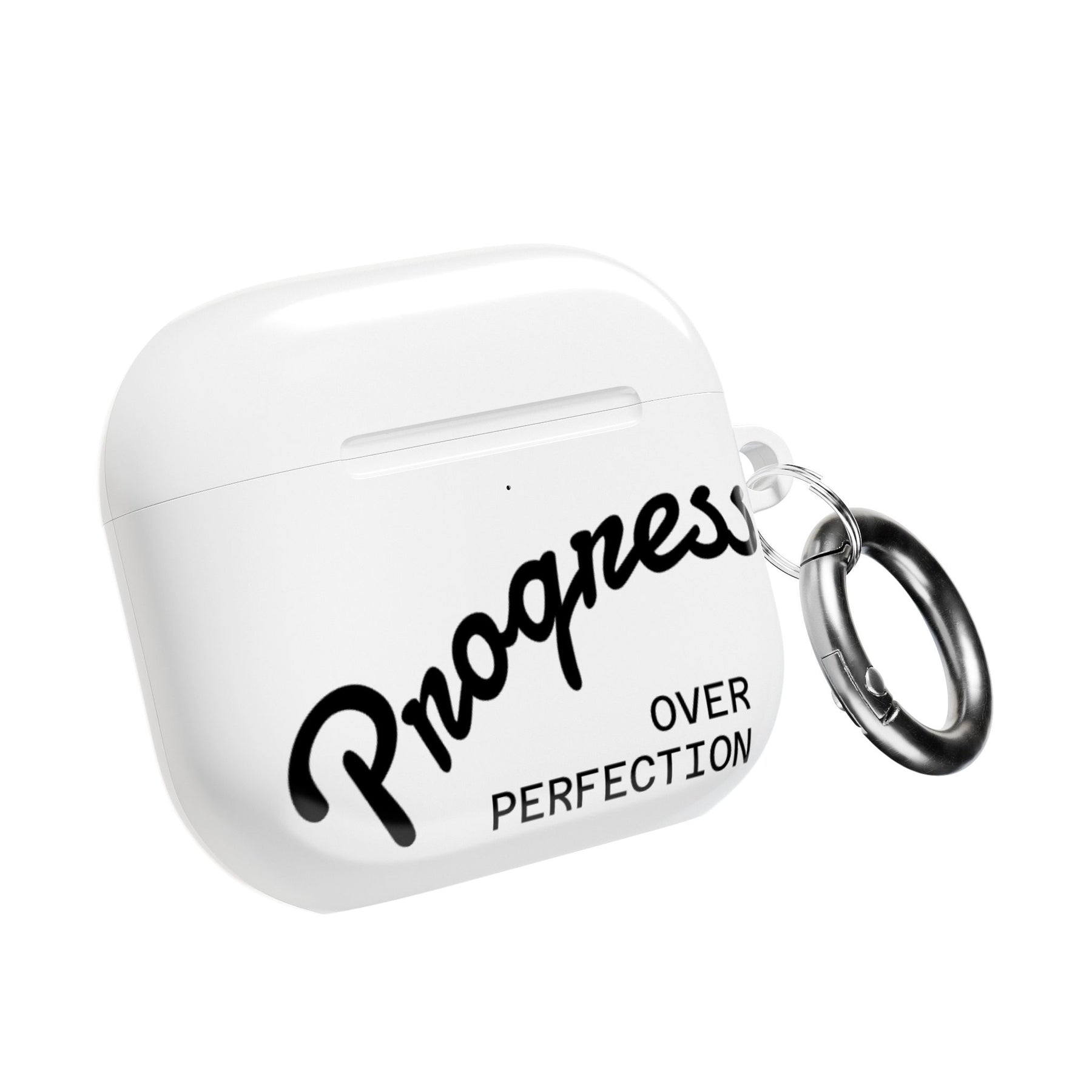"Progress Over Perfection" - Protective AirPods Case