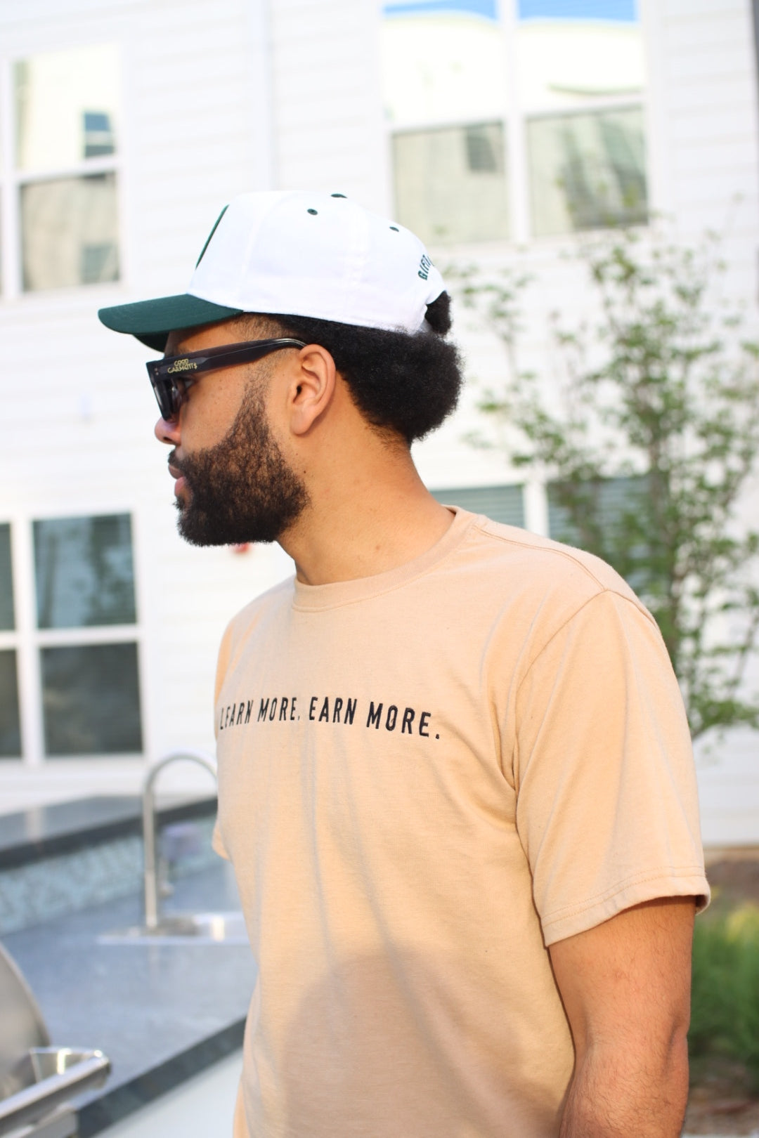 📈BCG x Vanna Black - Navigating Up Tee